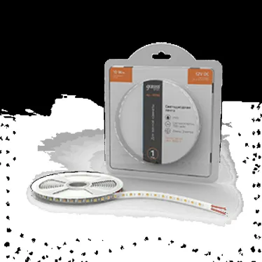 Лента светодиодная LED 5050/60-SMD 10 Вт/м 700 лм/м 3000К DC 12В IP65 10мм (блистер 3м) Basic Gauss