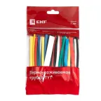 Набор ТУТ нг: 6 цветов по 5шт. Разного диаметра (3/1,5 ,4/2, 5/2,5 , 6/3, 8/4) 100мм. PROxima