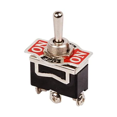 Тумблер 250V 15А (3c) ON-OFF-ON однополюсный (KN-103) Индивидуальная упаковка 1 шт
