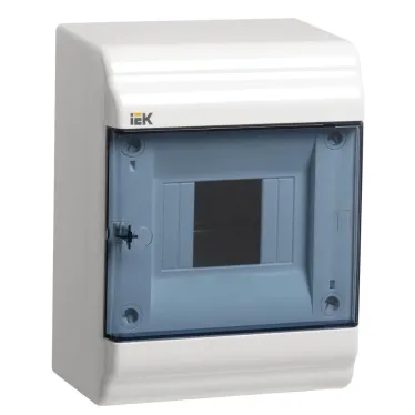 Щит распределительный навесной ЩРн-П-6 пластиковы й прозрачная дверь IP41 PRIME