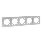 Валенсия Рамка 5-местная сталь