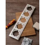 Валенсия Рамка 5-местная жемчуг