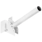 Кронштейн КР-4М D-48мм L-500мм под монтажную ленту регулируемый угол белый IEK