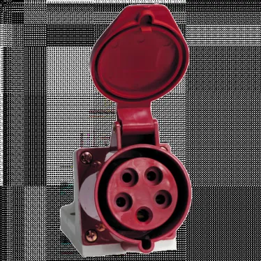 Розетка кабельная 63А 3Р+РЕ+N IP67 на поверхность 380В 135