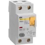 Выключатель дифференциальный (УЗО) KARAT ВД3-63 2P 100А 300мА 6кА тип AC