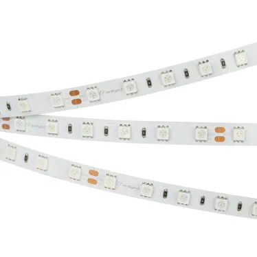 Лента RT-B60-10mm 24V Orange (14.4 W/m, IP20, 5060, 5m) (, 14.4 Вт/м, IP20)