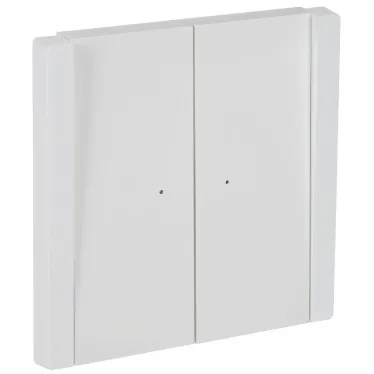 FORTE@PIANO Выключатель 2-клавишный проходной с индикацией 10А FP208 белый IEK