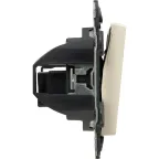 Valena LIFE Выключатель трехклавишный 10АХ 250В с лицевой панелью Винтовые зажимы Слоновая кость