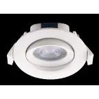 Светильник светодиодный ДВО-7W 4000K 490 Лм круг/поворот 38° IP40 Jazzway