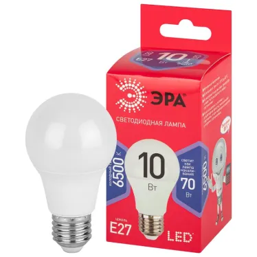 Лампа светодиодная LED A60-10W-865-E27 R (диод, груша, 10Вт, хол, E27) (10/100/2000)