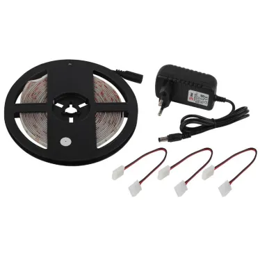 Набор со светодиодной лентой 12В 2835kit-4,8-60-12-IP65-6500-5m