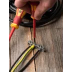 Шина PEN ноль-земля (6x9мм) 6 отв. цинк крепеж по центру