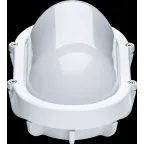 Светильник светодиодный ДБП-8w 4000K 560Лм IP65 овальный металлический белый