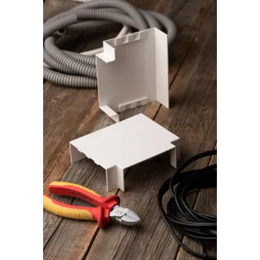 Угол T-образный (100х40) (2 шт) Plast PROxima белый