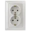 Розетка Intro Solo 4-205-06 с заземлением дв