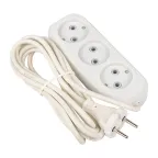 Удлинитель 'Эксперт' 3 гнезда 3 метра 10А/2.2кВт без заземления ПВС 2х0.75 PROxima