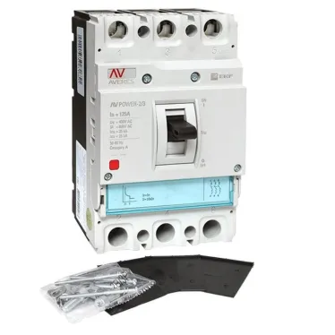 Выключатель автоматический AV POWER-2/3 125А 35кА TR
