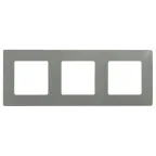 ETIKA Рамка 3 поста светлая галька