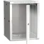 Шкаф настенный 19' LINEA W 12U 600x600мм стеклянная дверь RAL7035