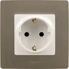 ETIKA Рамка 1 пост светлая галька