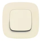 Valena ALLURE Рамка 1 пост слоновая кость универсальная