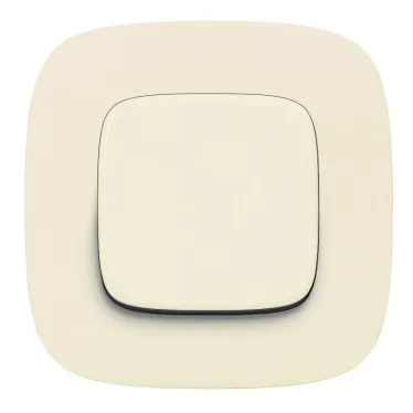 Valena ALLURE Рамка 1 пост слоновая кость универсальная