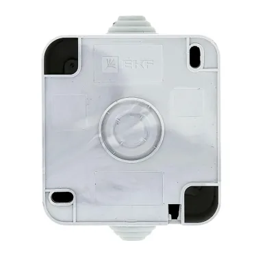 Прага Розетка 10А без заземления IP44 белая