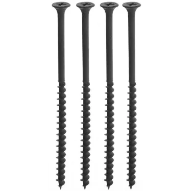 Саморез гипсокартон/дерево 4,2х90 черный (50шт) - коробка