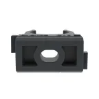 Держатель с защелкой д.16мм черный