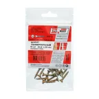 Шуруп универсальный 4,5х25 потайная головка, остроконечный, желтопассивированный (18шт) - пакет