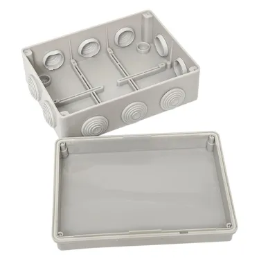 Коробка распаячная КМР-050-042 пылевлагозащитная 10 мембранных вводов уплотнительный шнур (190х140х70) PROxima