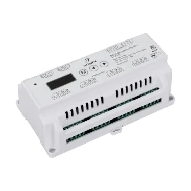 Декодер SMART-K18-DMX (12-36V, 12x5A) (ARL, IP20 Пластик, 5 лет)