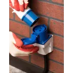 Вилка кабельная 32А 2Р+Е IP44 переносная 220В