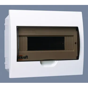 Щит распределительный встраиваемый ЩРВ-П-12 IP41 пластиковый прозрачная дверь