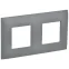SKANDY Рамка 2-местная SK-F02Gr серый IEK