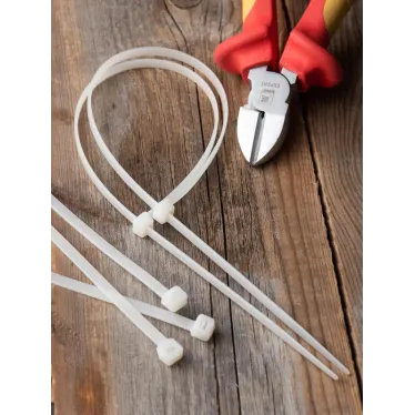 Хомут P6.6 стандартный белый 4.8x250 (100шт) FlexLock PROxima