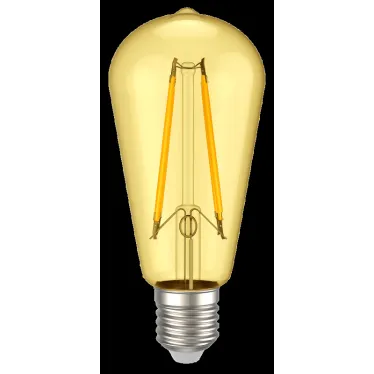 Лампа светодиодная ST64 ретро золото 8Вт 230В 2700К E27 серия 360° IEK