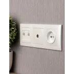 Валенсия Рамка 3-местная жемчуг