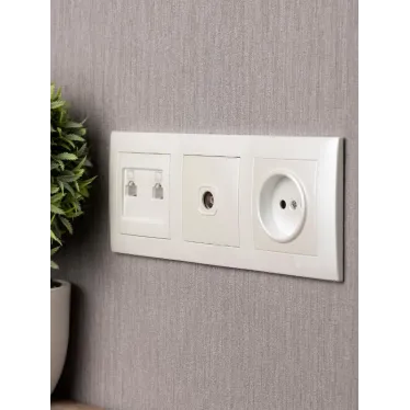 Валенсия Рамка 3-местная жемчуг