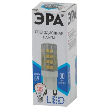 Лампа светодиодная LED JCD-3,5W-CER-840-G9 (диод, капсула, 3,5Вт, нейтр, G9) (100/1000/30000)