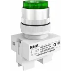 Лампа ALTE 22мм зеленая с подсветкой неон 220В