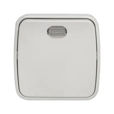 Выключатель Минск 1-клавишный ОП 10А с индикатором белый