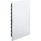 Щит встраиваемый пластиковый 4х18, белая дверь с клеммником заземления нейтрали