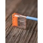 Клемма строительно-монтажная СМК 2273-243 PROxima с пастой 3 отверстия 0.5-2.5мм.кв. (100шт)