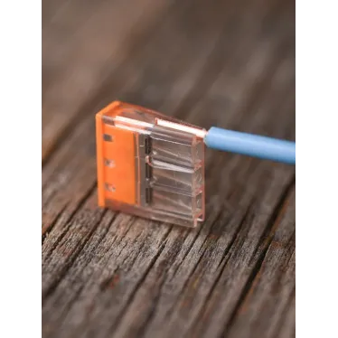 Клемма строительно-монтажная СМК 2273-243 PROxima с пастой 3 отверстия 0.5-2.5мм.кв. (100шт)