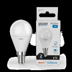 Лампа светодиодная LED 12 Вт 950 лм 6500К шар P45 холодный E14 AC 220В Elementary Gauss