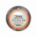 Изолента ПВХ KRANZ 0.13х15 мм, 25 м, серая