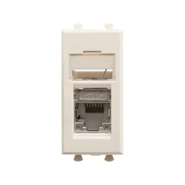 Avanti Компьютерная розетка Ванильная дымка RJ-45 модульная, кат. 5е экран, 1 мод