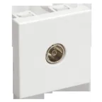 Розетка телевизионная TV 2 модуля РКТ-20-00-П