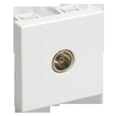 Розетка телевизионная TV 2 модуля РКТ-20-00-П